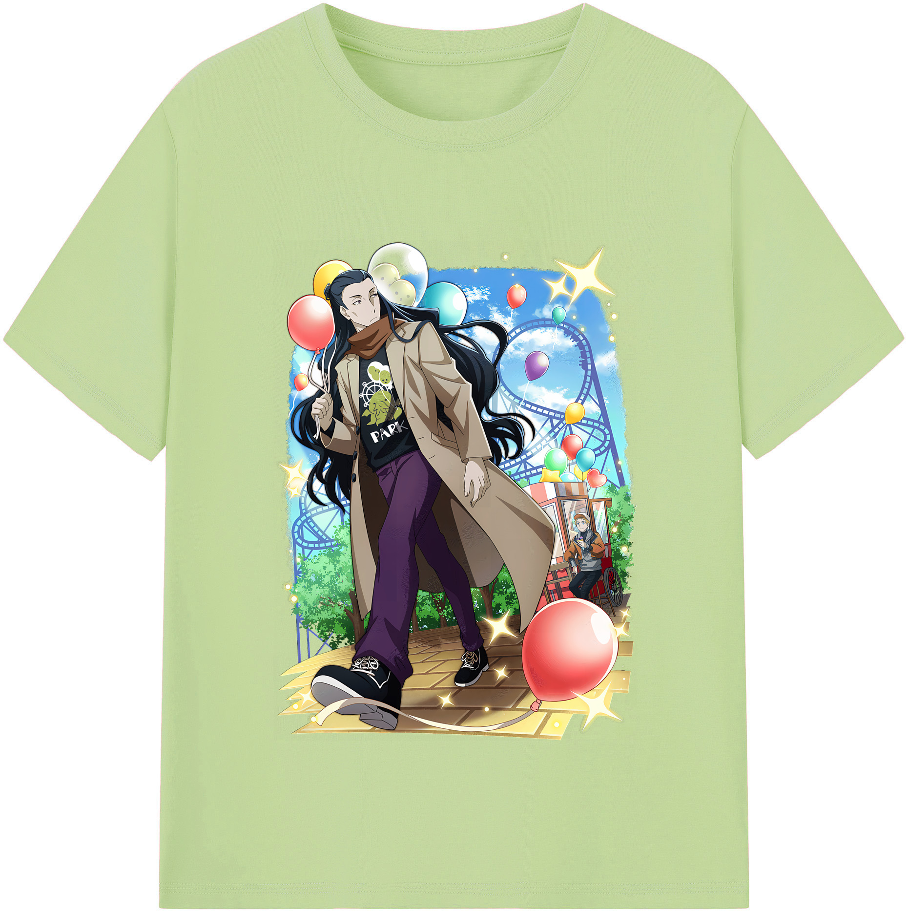 （画像用） 文豪ストレイドッグス Bungo Stray Dogs 綿100％半袖Tシャツ（フロントプリント）